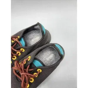 Allbirds Tree Runner  Shoes Mens 11 Black Yellow Eyelets 0420 RM1 Sneakers Allbirds Tree Runners & Reviews, Men main image 4